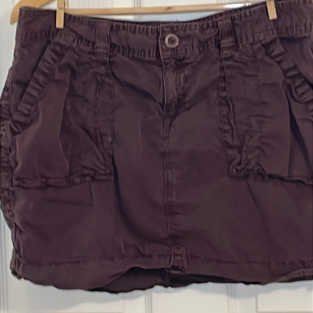 Y2K Old Navy 2010s Low rise Mini Skirt, Purple, 10 - Picture 2 of 4